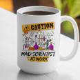 Mad Scientist Halloween Costume Science Teacher Graphic Print Coffee Mug, Science Teacher Mugs, funny gift