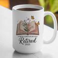 Retired 2025 A New Chapter Begins Retirement Teacher Book Graphic Print Coffee Mug, funny gift Retired 2025 A New Chapter Begins Retirement Teacher Book Graphic Print Coffee Mug, funny gift