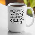 Retro The Best Teachers Are A Bit Batty Halloween Teacher Graphic Print Coffee Mug, funny gift