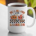 Retro Fall In Love With Learning Autumn Pumpkin Teacher Graphic Print Coffee Mug, funny gift Retro Fall In Love With Learning Autumn Pumpkin Teacher Graphic Print Coffee Mug, funny gift