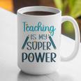 Retro Groovy Teaching Is My Super Power Teacher's Present Men Women Graphic Print Coffee Mug, funny gift Retro Groovy Teaching Is My Super Power Teacher's Present Men Women Graphic Print Coffee Mug, funny gift