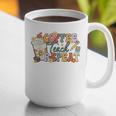 Retro Grovvy Coffee Teach Repeat Teacher Graphic Print Coffee Mug, funny gift Retro Grovvy Coffee Teach Repeat Teacher Graphic Print Coffee Mug, funny gift