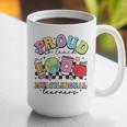 Retro Proud To Teach Multilingual Learners English Teacher Graphic Print Coffee Mug, English Teacher Mugs, funny gift