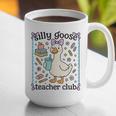 Silly Goose Teacher Club Silly Goose For Teacher Graphic Print Coffee Mug, funny gift