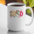 Sped Teacher Halloween Ghost Special Education Preppy Fall Graphic Print Coffee Mug, funny gift Sped Teacher Halloween Ghost Special Education Preppy Fall Graphic Print Coffee Mug, funny gift