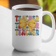 Teacher Pencil Coquette Bow Back To School Teacher Graphic Print Coffee Mug, funny gift