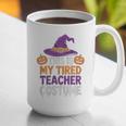 This Is My Tired Teacher Costume Halloween Premium Tri-Blend Graphic Print Coffee Mug, funny gift This Is My Tired Teacher Costume Halloween Premium Tri-Blend Graphic Print Coffee Mug, funny gift