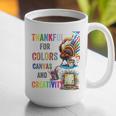 Turkey Thanksgiving Art Teacher Costume Tee For Artists Graphic Print Coffee Mug, funny gift