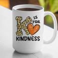 Unity Day K Is For Kindness Anti Bullying Orange Teacher Men Women Kids Graphic Print Coffee Mug, funny gift