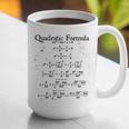 Vintage Nerdy Quadratic Formula Proof Algebra Math Teacher Graphic Print Coffee Mug, funny gift