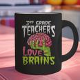 3rd Grade Teachers Love Brains Zombie Teacher Halloween Graphic Print Coffee Mug, gift for family, gift for coworker