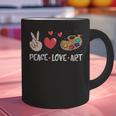 Art Teacher Peace Love Art For Artists And Painters Graphic Print Coffee Mug, gift for family, gift for coworker Art Teacher Peace Love Art For Artists And Painters Graphic Print Coffee Mug, gift for family, gift for coworker