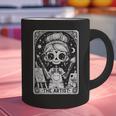 Artist Tarot Card Skeleton Painter Art Teacher Witchy Graphic Print Coffee Mug, gift for family, gift for coworker Artist Tarot Card Skeleton Painter Art Teacher Witchy Graphic Print Coffee Mug, gift for family, gift for coworker