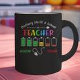 Battery Life Of A School Teacher Monday To Friday For Men Women Graphic Print Coffee Mug, gift for family, gift for coworker Battery Life Of A School Teacher Monday To Friday For Men Women Graphic Print Coffee Mug, gift for family, gift for coworker