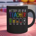 Battery Life Of A Teacher School Teacher Appreciation Graphic Print Coffee Mug, gift for family, gift for coworker Battery Life Of A Teacher School Teacher Appreciation Graphic Print Coffee Mug, gift for family, gift for coworker