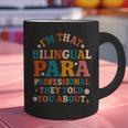 Bilingual Paraeducator Paraprofessional Parapro Teachers Graphic Print Coffee Mug, gift for family, gift for coworker Bilingual Paraeducator Paraprofessional Parapro Teachers Graphic Print Coffee Mug, gift for family, gift for coworker