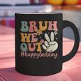Bruh We Out Teacher Retro Last Day Of School Boys Girls Kids Graphic Print Coffee Mug, gift for family, gift for coworker