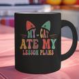 My Cat Ate My Lesson Plans Teacher Sarcastic Graphic Print Coffee Mug, gift for family, gift for coworker My Cat Ate My Lesson Plans Teacher Sarcastic Graphic Print Coffee Mug, gift for family, gift for coworker
