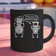 Chemistry Science Teacher I Think You'Re Overreacting Men Women Girls Kids Graphic Print Coffee Mug, Science Teacher Mugs, gift for family, gift for coworker