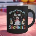 Chillin With My Sped Snowmies Teacher Student Christmas Graphic Print Coffee Mug, gift for family, gift for coworker Chillin With My Sped Snowmies Teacher Student Christmas Graphic Print Coffee Mug, gift for family, gift for coworker