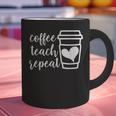 Coffee Teach Repeat Women's Misses Plus Size Teacher Graphic Print Coffee Mug, gift for family, gift for coworker Coffee Teach Repeat Women's Misses Plus Size Teacher Graphic Print Coffee Mug, gift for family, gift for coworker