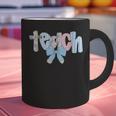 Coquette Bow Teach Teacher Happy First Day Back To School Graphic Print Coffee Mug, gift for family, gift for coworker Coquette Bow Teach Teacher Happy First Day Back To School Graphic Print Coffee Mug, gift for family, gift for coworker
