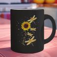 Dragonfly Sunflower Teacher Growth Mindset Choose To Shine Graphic Print Coffee Mug, gift for family, gift for coworker Dragonfly Sunflower Teacher Growth Mindset Choose To Shine Graphic Print Coffee Mug, gift for family, gift for coworker
