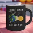 Earth Rotation Earth Day Science Teacher Kids Women Graphic Print Coffee Mug, Science Teacher Mugs, gift for family, gift for coworker