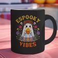 Espooky Vibes Spanish Mexican Halloween Ghost Teachers Graphic Print Coffee Mug, gift for family, gift for coworker Espooky Vibes Spanish Mexican Halloween Ghost Teachers Graphic Print Coffee Mug, gift for family, gift for coworker