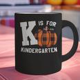 Fall Kindergarten Teacher K Is For Buffalo Plaid Pumpkin Graphic Print Coffee Mug, gift for family, gift for coworker Fall Kindergarten Teacher K Is For Buffalo Plaid Pumpkin Graphic Print Coffee Mug, gift for family, gift for coworker