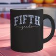 Fifth Grade Coquette Toile Blue Bow Floral Women Teacher Graphic Print Coffee Mug, gift for family, gift for coworker Fifth Grade Coquette Toile Blue Bow Floral Women Teacher Graphic Print Coffee Mug, gift for family, gift for coworker