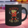 Fun Teacher Happy Fri Yay French Fries Friday Lovers Graphic Print Coffee Mug, gift for family, gift for coworker