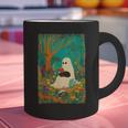 Groovy Ghost Reading Book Cat Halloween Ghost Teacher Graphic Print Coffee Mug, Groovy Teacher Mugs, gift for family, gift for coworker Groovy Ghost Reading Book Cat Halloween Ghost Teacher Graphic Print Coffee Mug, Groovy Teacher Mugs, gift for family, gift for coworker