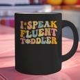 Groovy I Speak Fluent Toddler Daycare Provider Teacher Graphic Print Coffee Mug, Groovy Teacher Mugs, gift for family, gift for coworker Groovy I Speak Fluent Toddler Daycare Provider Teacher Graphic Print Coffee Mug, Groovy Teacher Mugs, gift for family, gift for coworker
