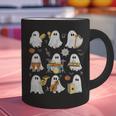 Halloween Ghost Music Teacher Playing Instruments Graphic Print Coffee Mug, gift for family, gift for coworker Halloween Ghost Music Teacher Playing Instruments Graphic Print Coffee Mug, gift for family, gift for coworker