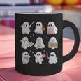 Halloween Ghost Speech Therapy SLP Fall Teacher Tee Graphic Print Coffee Mug, gift for family, gift for coworker