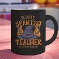 Halloween Scary Spanish Teacher No Costume Required For Men Women Graphic Print Coffee Mug, gift for family, gift for coworker