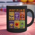 Halloween Spooky Syllable Types Teacher Educational Graphic Print Coffee Mug, gift for family, gift for coworker