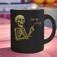 Halloween Teacher Six Seven 6 7 Skeleton Spooky Costume Graphic Print Coffee Mug, gift for family, gift for coworker