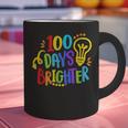 Happy 100th Day Of School 100 Days Brighter Girls Teacher Graphic Print Coffee Mug, gift for family, gift for coworker Happy 100th Day Of School 100 Days Brighter Girls Teacher Graphic Print Coffee Mug, gift for family, gift for coworker