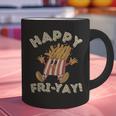 Happy Fri Yay Retro French Fries Friday Lovers Fun Teacher Graphic Print Coffee Mug, gift for family, gift for coworker Happy Fri Yay Retro French Fries Friday Lovers Fun Teacher Graphic Print Coffee Mug, gift for family, gift for coworker