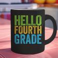 Hello Fourth Grade Shirt 4th Grade Boy Girl Student Teacher Graphic Print Coffee Mug, 4th Grade Teacher Mugs, gift for family, gift for coworker