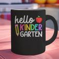 Hello Kindergarten Team Kinder Back To School Teacher Kids Graphic Print Coffee Mug, gift for family, gift for coworker