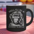 Well I'Ll Be a Monkey's Uncle Teacher And Student Graphic Print Coffee Mug, gift for family, gift for coworker