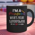 I'm A Paraprofessional What's Your Superpower Para Teacher Graphic Print Coffee Mug, gift for family, gift for coworker I'm A Paraprofessional What's Your Superpower Para Teacher Graphic Print Coffee Mug, gift for family, gift for coworker