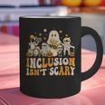 Inclusion Isn't Scary Mummy Boo Ghost Halloween SLP Teacher Graphic Print Coffee Mug, gift for family, gift for coworker