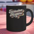 Inclusion Matters Retro Special Education Teacher Women Graphic Print Coffee Mug, gift for family, gift for coworker