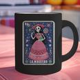 La Maestra Halloween Mexican Bingo Card Teacher Lottery Card Graphic Print Coffee Mug, gift for family, gift for coworker