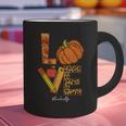 Leopard Pumpkin Love Teacher Life Thanksgiving Fall Women Graphic Print Coffee Mug, gift for family, gift for coworker