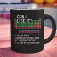 Can I Lick It Periodic Table Science Teacher Chemistry Graphic Print Coffee Mug, Science Teacher Mugs, gift for family, gift for coworker